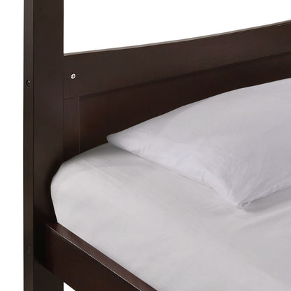 Picket House Furnishings - Santino Twin Over Twin Bunk Bed in Espresso - SM500TTB veiw 5