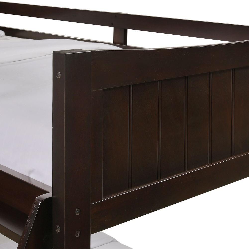 Picket House Furnishings - Santino Twin Over Twin Bunk Bed in Espresso - SM500TTB veiw 6