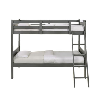 Picket House Furnishings - Santino Twin Over Twin Bunk Bed in Grey - SM300TTB veiw 2