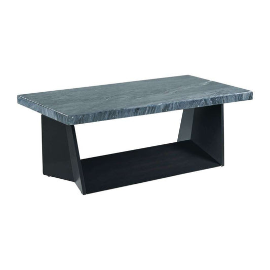 Picket House Furnishings - Tobias Coffee Table with Dark Marble Top - CTBY800CTC veiw 2
