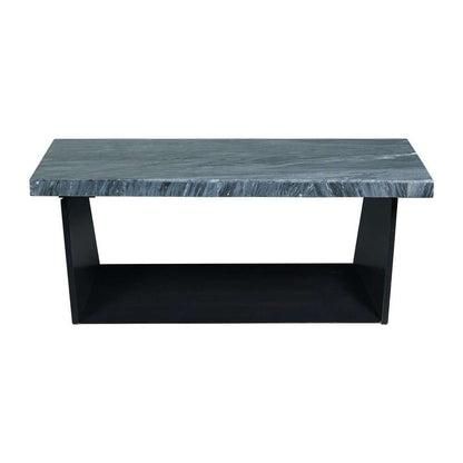 Picket House Furnishings - Tobias Coffee Table with Dark Marble Top - CTBY800CTC veiw 3
