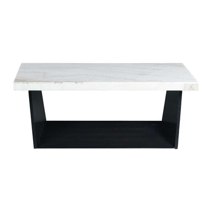 Picket House Furnishings - Tobias Coffee Table with White Marble Top - CTBY100CTC veiw 3
