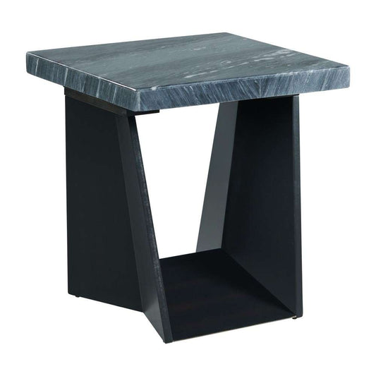Picket House Furnishings - Tobias End Table with Dark Marble Top - CTBY800ETC veiw 1