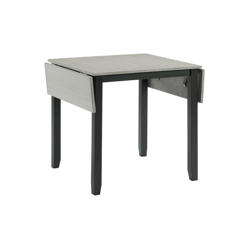 Picket House Furnishings - Tuttle 3PC Drop Leaf Dining Set in Gray-Table and Two Chairs - DMT3003DLDS veiw 3