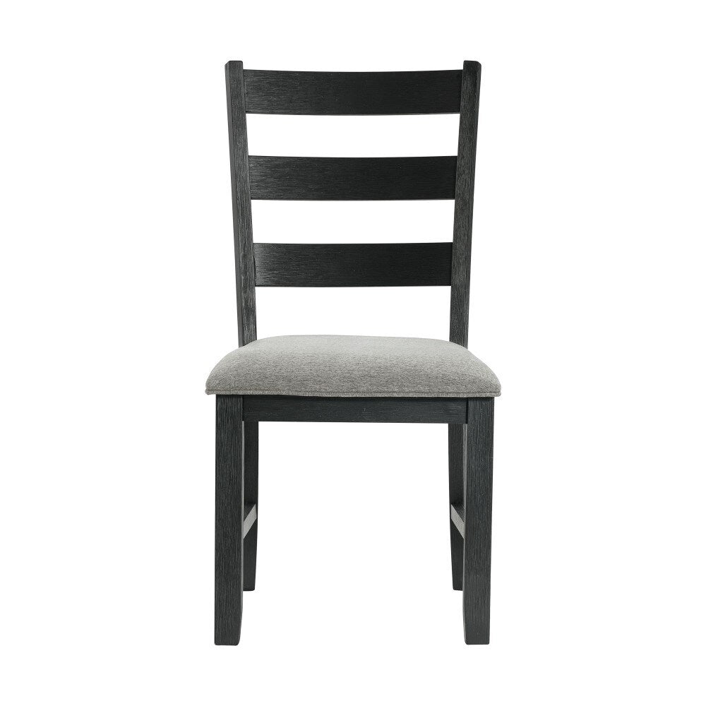 Picket House Furnishings - Tuttle 3PC Drop Leaf Dining Set in Gray-Table and Two Chairs - DMT3003DLDS veiw 4