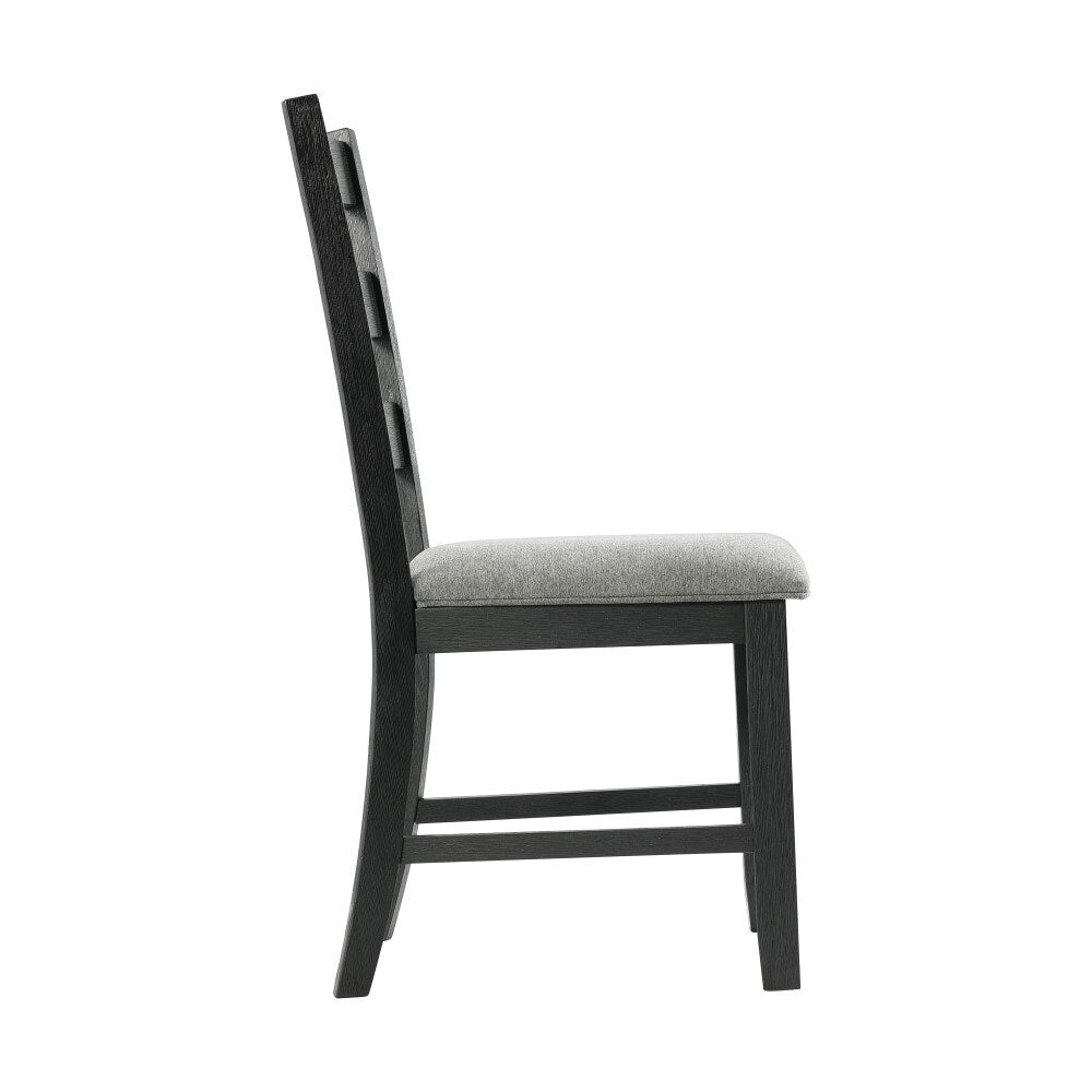 Picket House Furnishings - Tuttle 3PC Drop Leaf Dining Set in Gray-Table and Two Chairs - DMT3003DLDS veiw 5