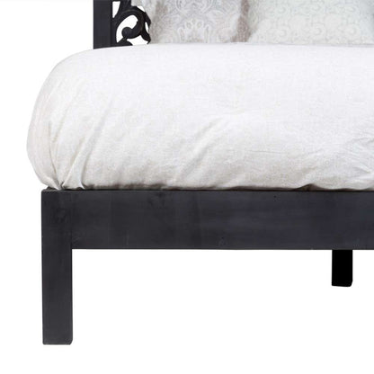 Porter Designs -  Bali Solid Hand Carved Wood Queen Bed, Black - 04-196-14-CBDB-KIT veiw 6