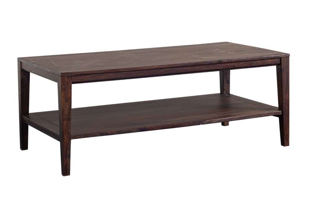 Porter Designs -  Fall River Solid Sheesham Wood Coffee Table, Gray - 05-117-02-4896 veiw 1