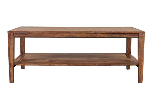 Porter Designs -  Fall River Solid Sheesham Wood Coffee Table, Natural - 05-117-02-4423 veiw 2