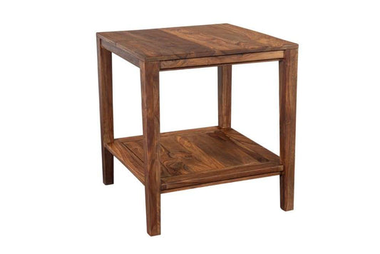 Porter Designs -  Fall River Solid Sheesham Wood End Table, Natural - 05-117-25-4424 veiw 1