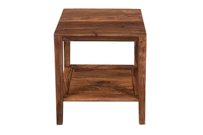Porter Designs -  Fall River Solid Sheesham Wood End Table, Natural - 05-117-25-4424 veiw 3