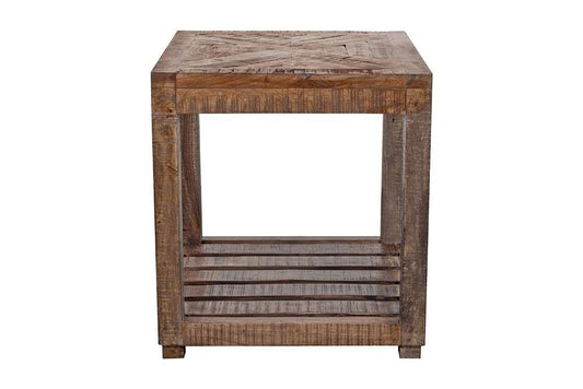 Porter Designs -  Gunnison Solid  Wood End Table, Brown - 05-190-07-2011 veiw 2