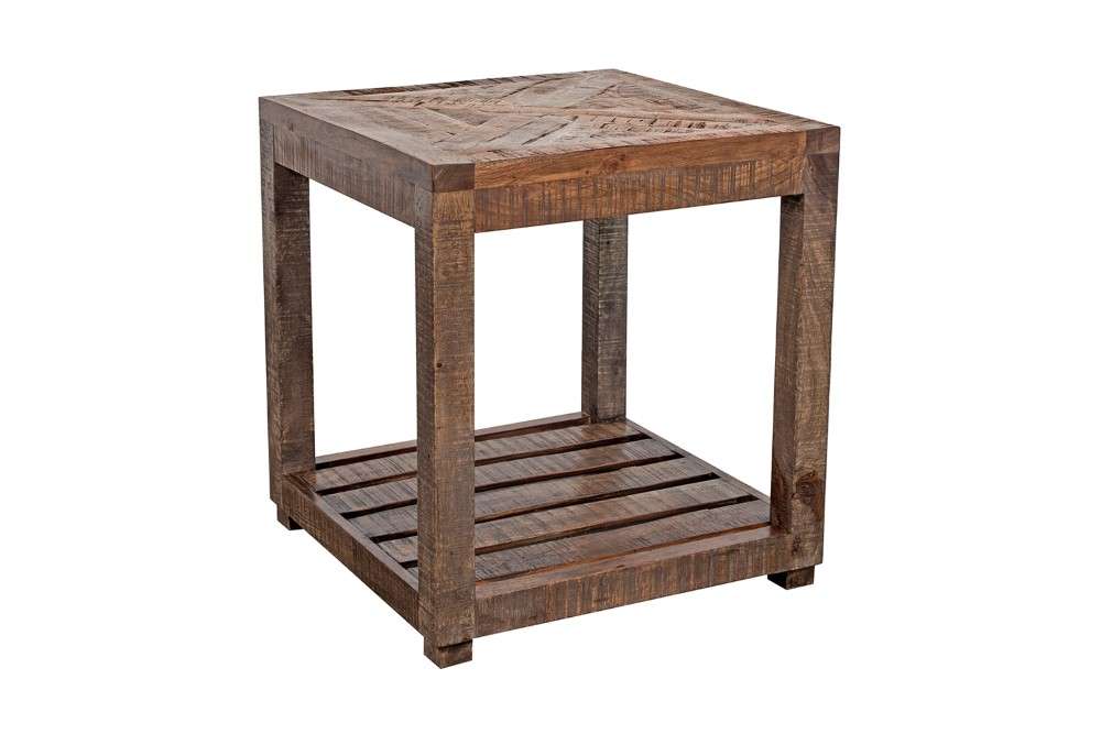 Porter Designs -  Gunnison Solid  Wood End Table, Brown - 05-190-07-2011 veiw 3