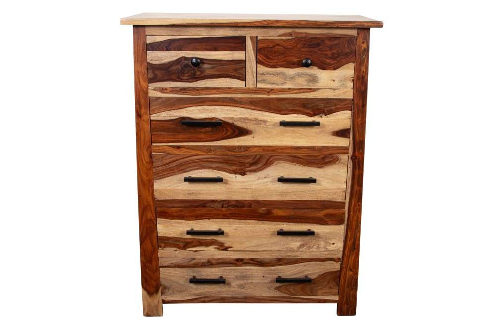 Porter Designs -  Kalispell Solid Sheesham Wood Chest, Natural - 04-116-03-PDU109 veiw 3