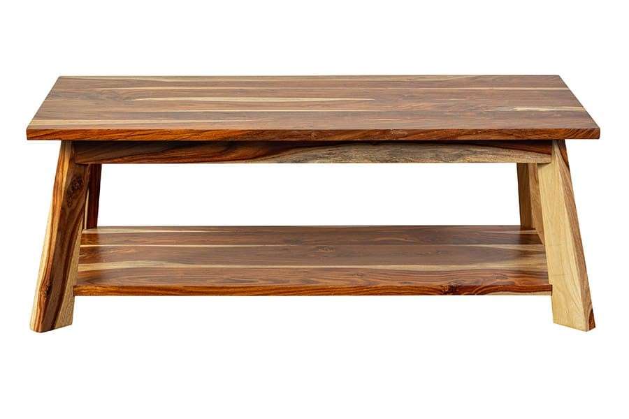Porter Designs -  Kalispell Solid Sheesham Wood Coffee Table, Natural - 05-116-02-PDU114 veiw 2