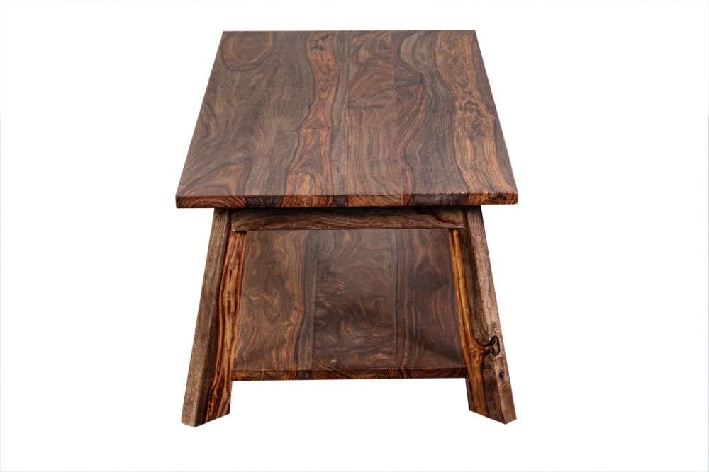 Porter Designs -  Kalispell Solid Sheesham Wood Coffee Table, Natural - 05-116-02-PDU114H veiw 3