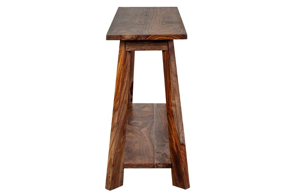 Porter Designs -  Kalispell Solid Sheesham Wood Console Table, Natural - 05-116-10-PDU125H veiw 3