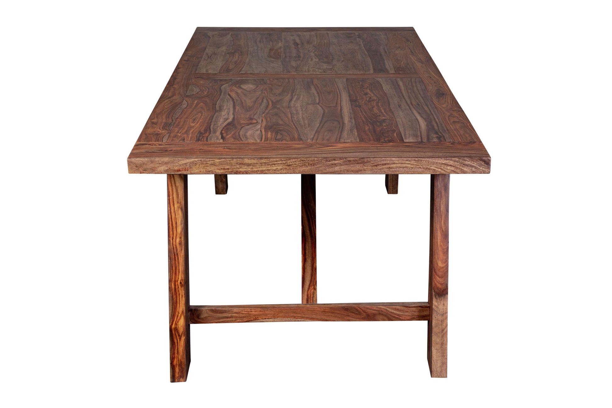 Porter Designs -  Kalispell Solid Sheesham Wood Dining Table, Natural - 07-116-01-PDU116H veiw 4