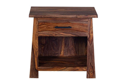 Porter Designs -  Kalispell Solid Sheesham Wood Nightstand, Natural - 04-116-04-PDU104H veiw 3
