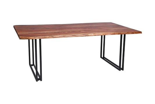 Porter Designs -  Manzanita Live Edge Solid Acacia Wood Dining Table, Brown - 07-196-01-DT82HW-KIT veiw 1