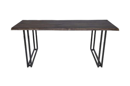 Porter Designs -  Manzanita Live Edge Solid Acacia Wood Dining Table, Gray - 07-196-01-DT82MW-KIT veiw 2