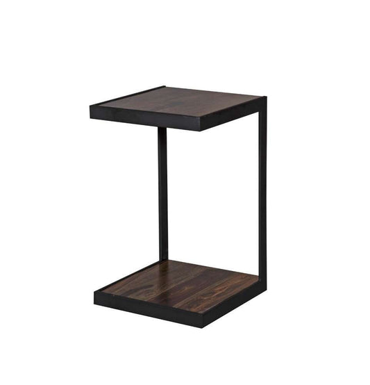 Porter Designs -  Manzanita Live Edge Solid Acacia Wood End Table, Brown - 05-196-12-2438H veiw 1