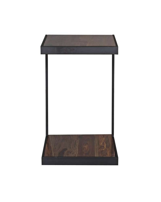 Porter Designs -  Manzanita Live Edge Solid Acacia Wood End Table, Brown - 05-196-12-2438H veiw 2