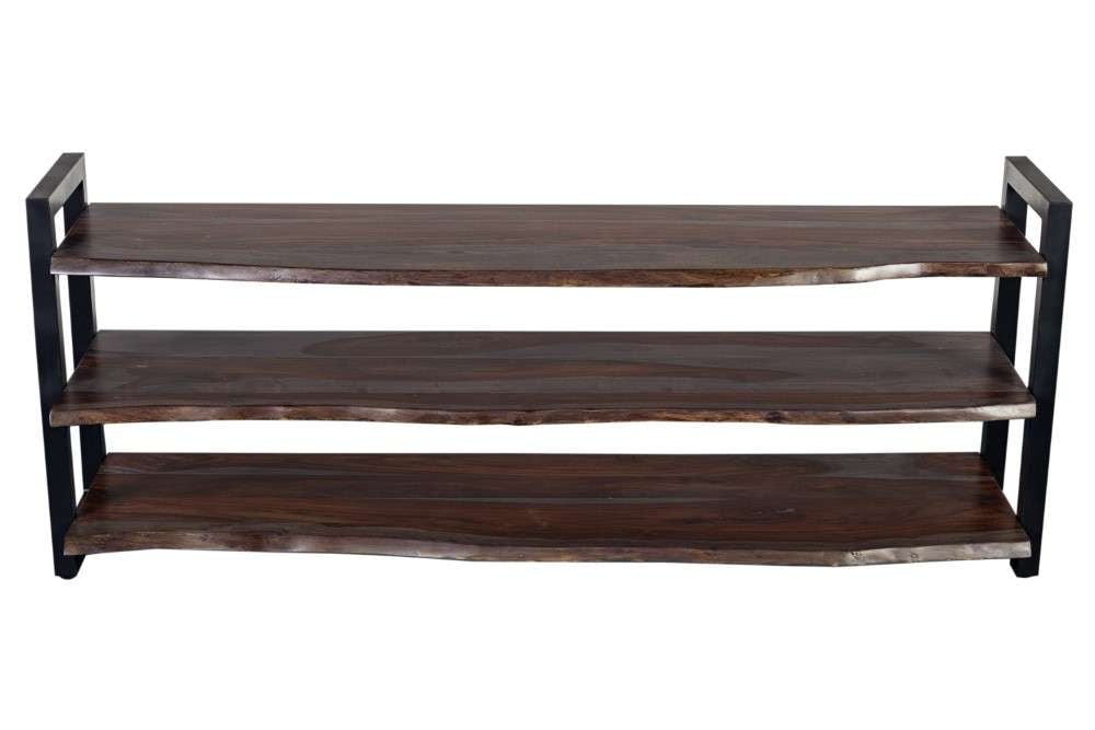Porter Designs -  Manzanita Live Edge Solid Acacia Wood TV Stand, Gray - 06-196-10-BS64M veiw 2