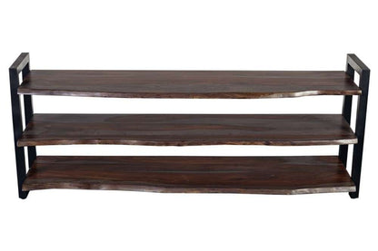 Porter Designs -  Manzanita Live Edge Solid Acacia Wood TV Stand, Gray - 06-196-10-BS64M veiw 2