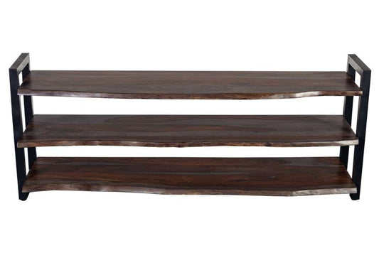 Porter Designs -  Manzanita Live Edge Solid Acacia Wood TV Stand, Gray - 06-196-10-BS64M veiw 2