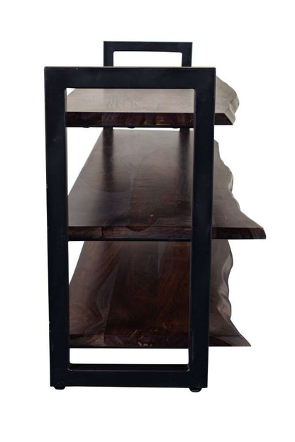 Porter Designs -  Manzanita Live Edge Solid Acacia Wood TV Stand, Gray - 06-196-10-BS64M veiw 3