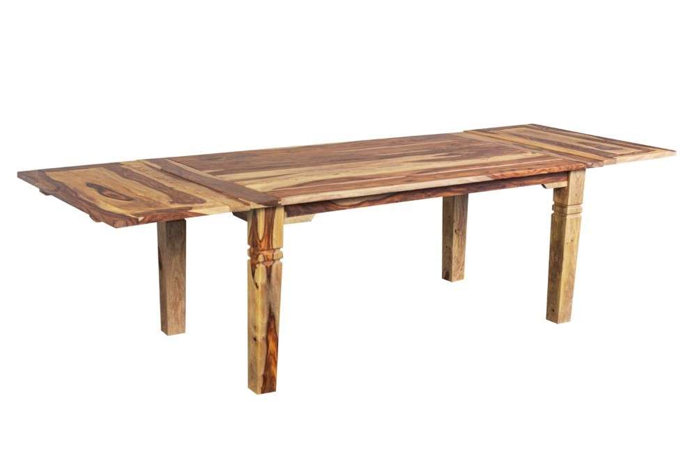 Porter Designs -  Taos Solid Sheesham Wood 72in - 112in Extension Dining Table, Natural - 07-196-01-9039N veiw 1