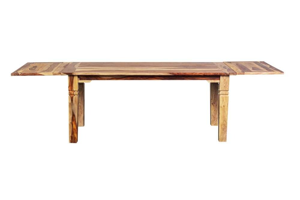 Porter Designs -  Taos Solid Sheesham Wood 72in - 112in Extension Dining Table, Natural - 07-196-01-9039N veiw 3