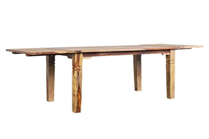 Porter Designs -  Taos Solid Sheesham Wood 72in - 112in Extension Dining Table, Natural - 07-196-01-9039N veiw 4