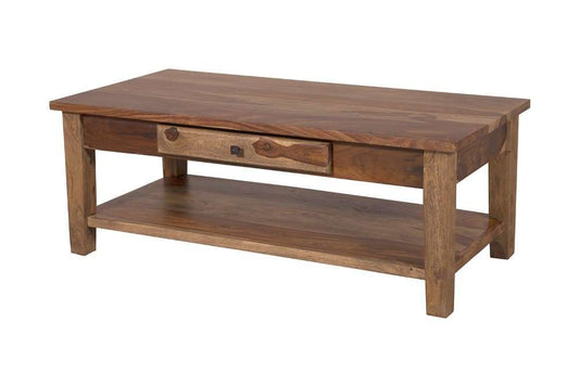 Porter Designs -  Taos Solid Sheesham Wood Coffee Table, Brown - 05-196-01-9011H veiw 1