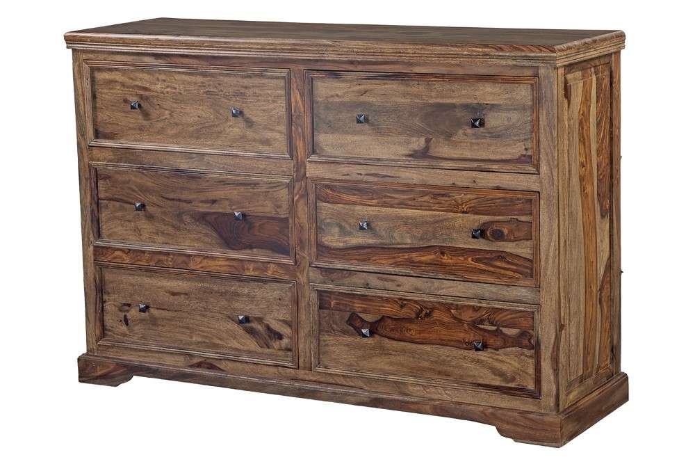Porter Designs -  Taos Solid Sheesham Wood Dresser, Brown - 04-196-01-9049H veiw 1