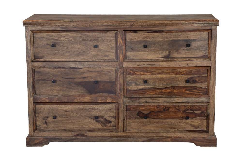 Porter Designs -  Taos Solid Sheesham Wood Dresser, Brown - 04-196-01-9049H veiw 3