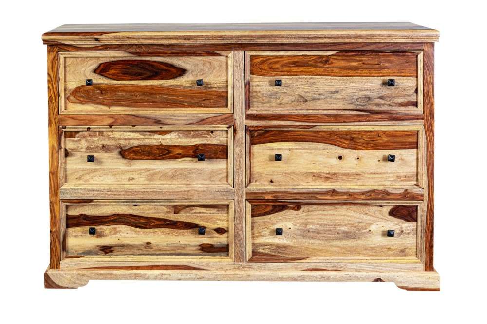 Porter Designs -  Taos Solid Sheesham Wood Dresser, Natural - 04-196-01-9049N veiw 4