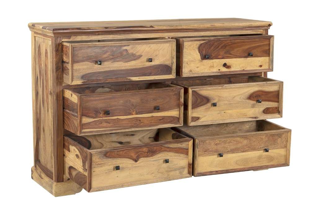 Porter Designs -  Taos Solid Sheesham Wood Dresser, Natural - 04-196-01-9049N veiw 6