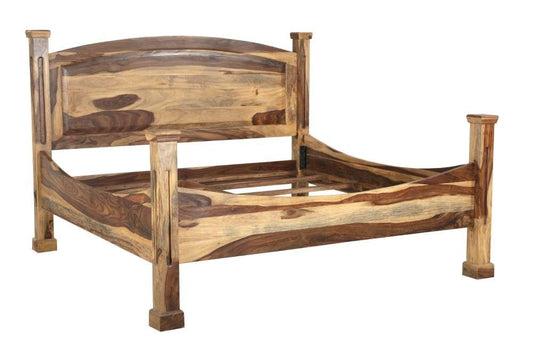 Porter Designs -  Taos Solid Sheesham Wood King Bed, Natural - 04-196-17-9046N-KIT veiw 1