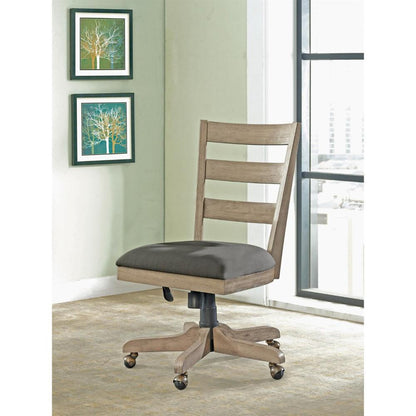 Riverside Furniture - Perspectives Wood Back Upholstered Desk Chair - 28127 veiw 2