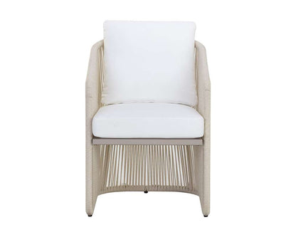 Sunpan - Allariz Dining Armchair - Greige - Stinson White - 111153 veiw 2