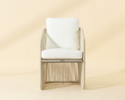 Sunpan - Allariz Dining Armchair - Greige - Stinson White - 111153 view 5