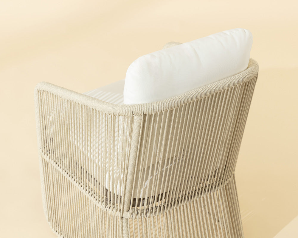 Sunpan - Allariz Dining Armchair - Greige - Stinson White - 111153 view 7