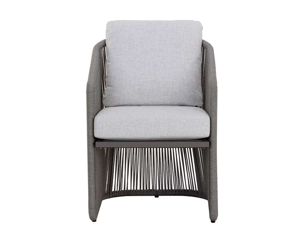 Sunpan - Allariz Dining Armchair - Warm Grey - Gracebay Light Grey - 111154 veiw 2