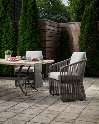 Sunpan - Allariz Dining Armchair - Warm Grey - Gracebay Light Grey - 111154 view 8