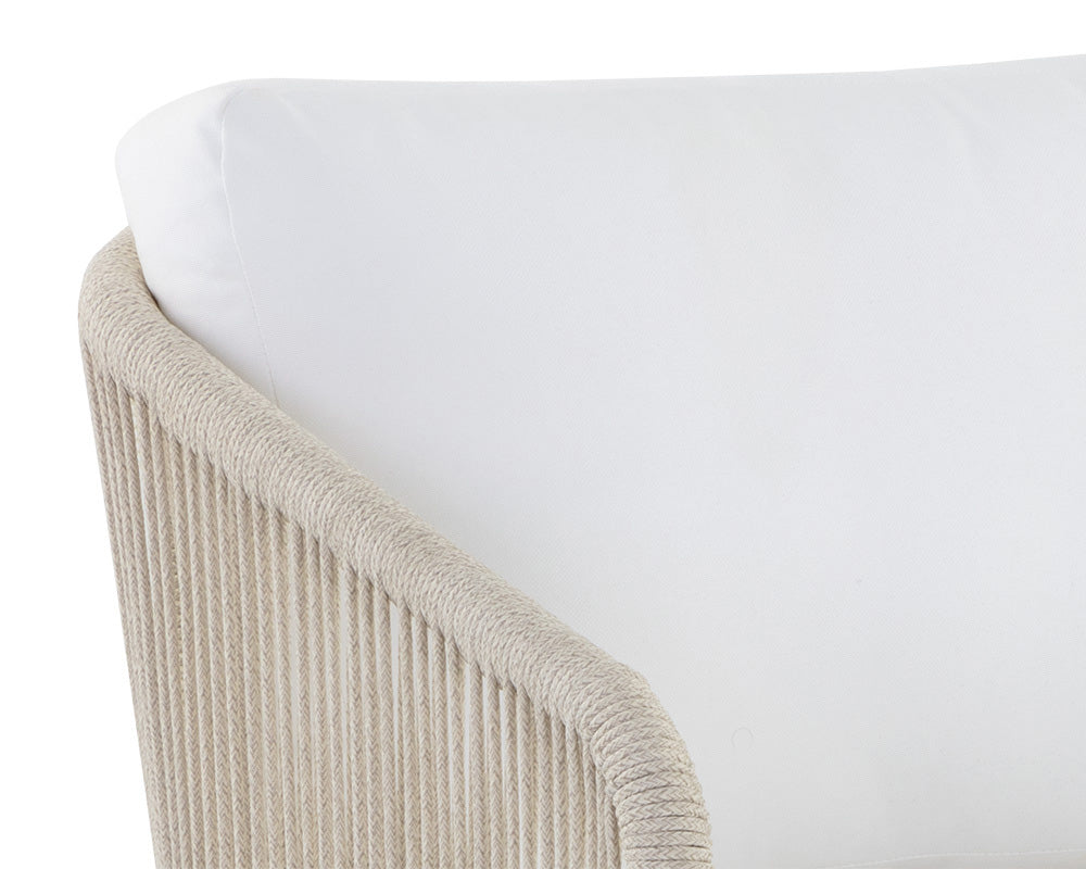 Sunpan - Allariz Swivel Armchair - Greige - Stinson White - 109650 view 5