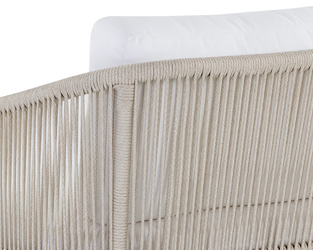 Sunpan - Allariz Swivel Armchair - Greige - Stinson White - 109650 view 6