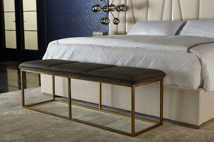 Sunpan - Irongate Alley Bench - Rustic Bronze - Piccolo Pebble - 105628 view 5