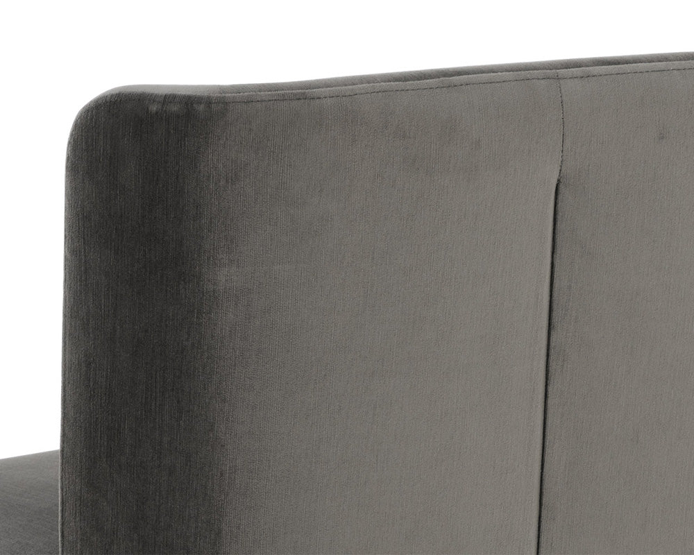 Sunpan - 5West Amita Wheeled Dining Chair - Piccolo Pebble - 109899 view 6